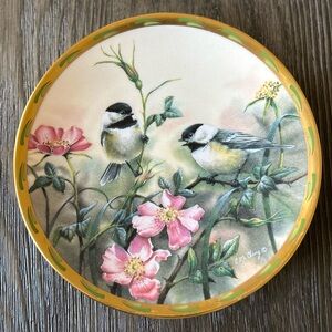 Lenox Rose Morning Nature's Collage Limited Edition 1992 Fine Ivory China!